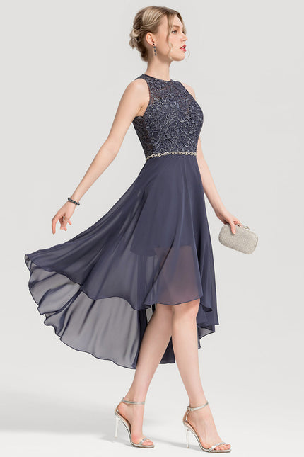 Robe Asymétrique Mousseline Chic - gallery 1