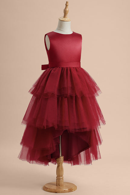 Robe Asymétrique Tulle Volante