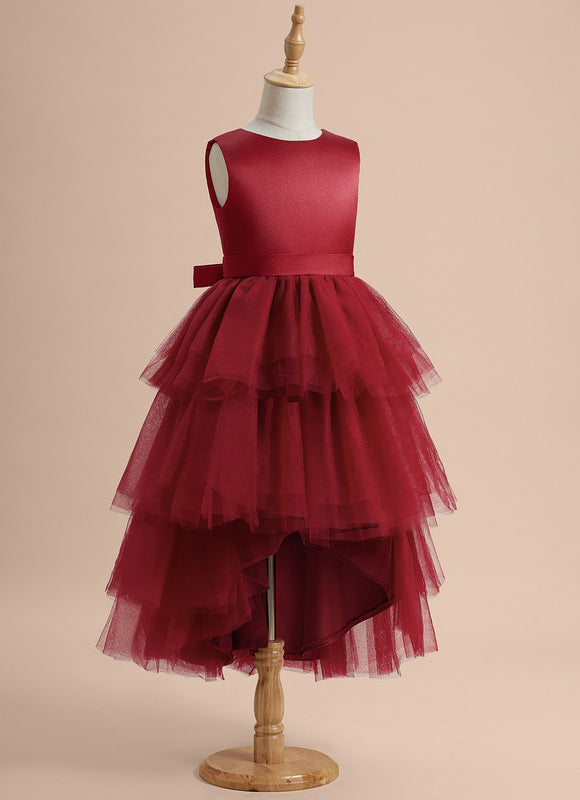 Robe Asymétrique Tulle Volante