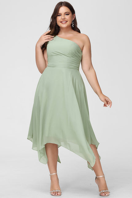 Robe Asymétrique Asymétrique Fluide - gallery 9