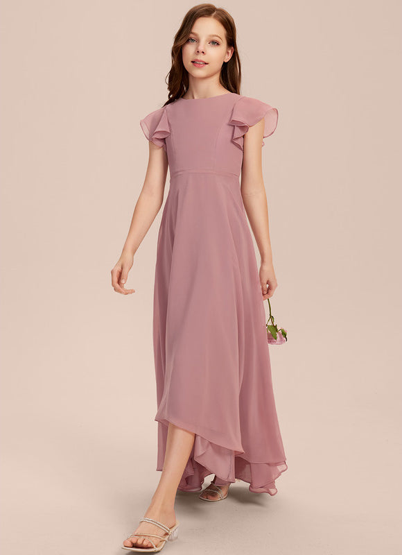 Robe Asymétrique Trapèze Fluide - gallery 2