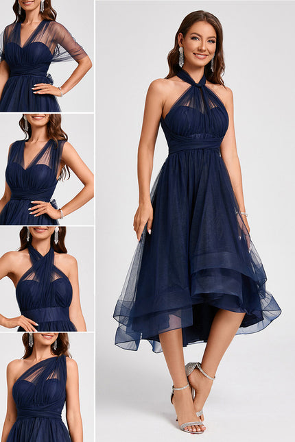 Robe Asymétrique Tulle Chic