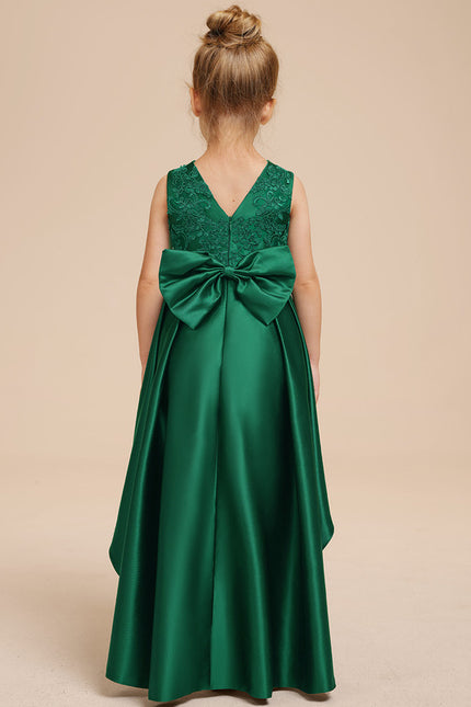Robe Asymétrique Verte Festive - gallery 5