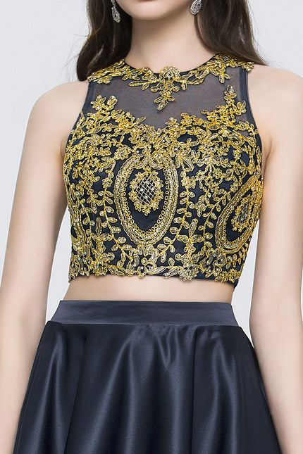 Robe Asymétrique Satinée Éclatante - gallery 4
