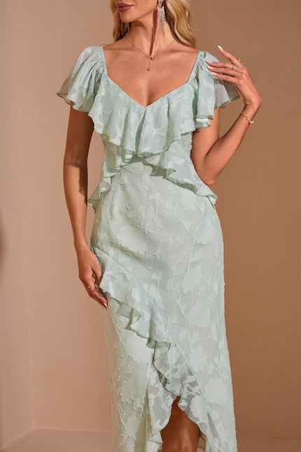 Robe Asymétrique Turquoise - gallery 2
