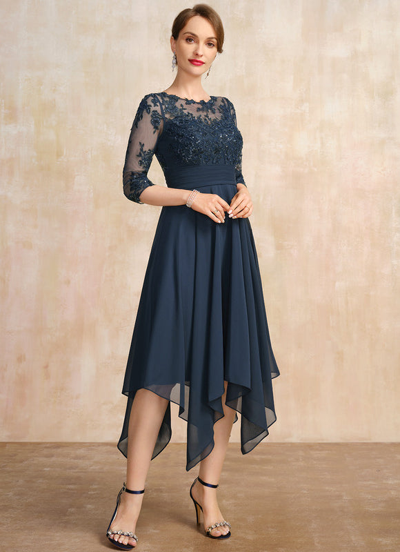 Robe Grande Taille Asymétrique - gallery 4