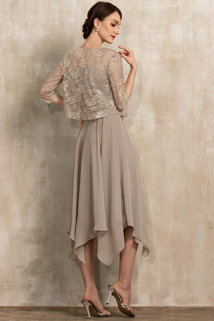 Robe Asymétrique Fluide Élégante - gallery 2