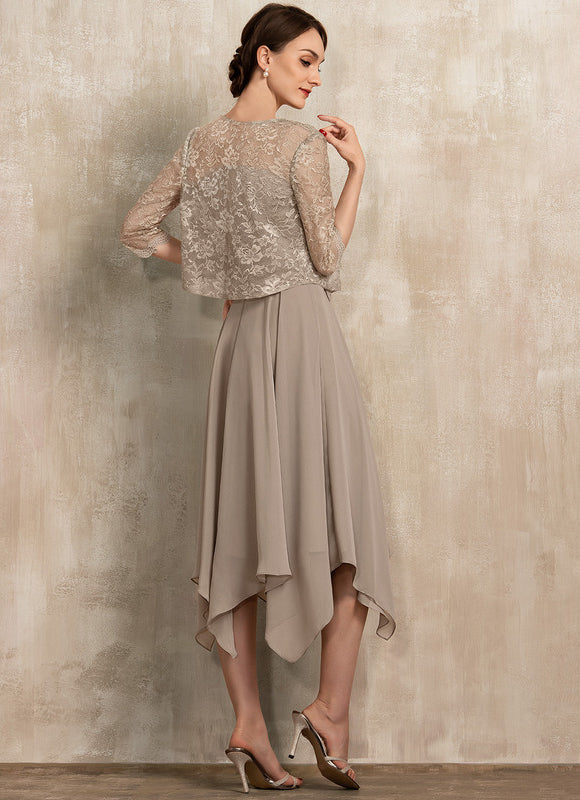 Robe Asymétrique Fluide Élégante - gallery 2