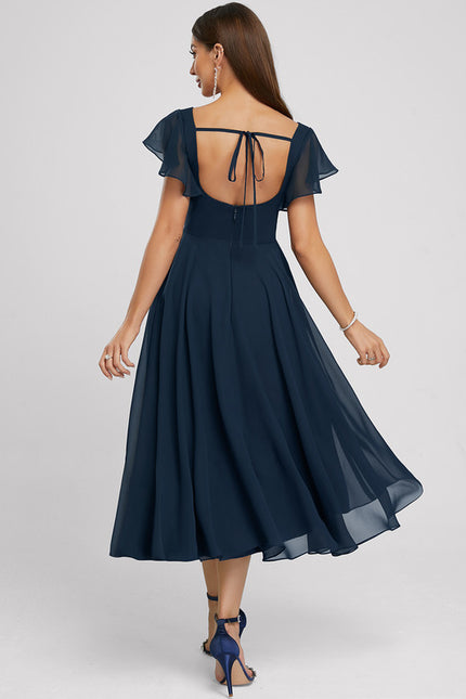 Robe Asymétrique Fluide Chic - gallery 2