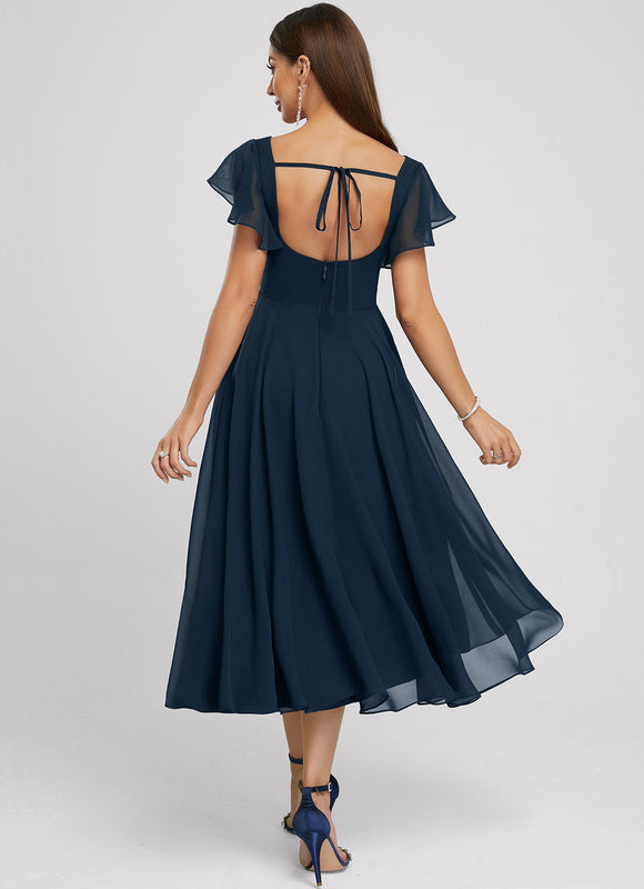 Robe Asymétrique Fluide Chic - gallery 2