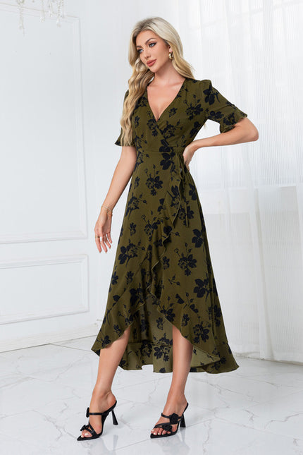 Robe Asymétrique Fleurie - gallery 3
