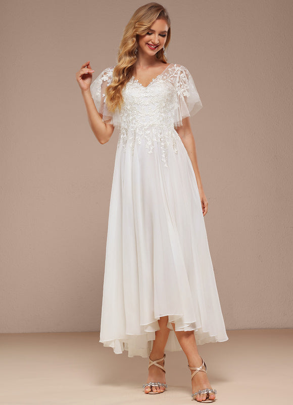 Robe Asymétrique Éthérée Chic - gallery 1