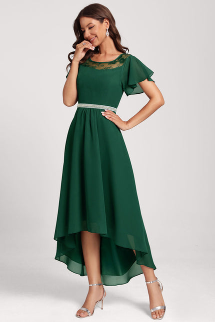 Robe Asymétrique Mousseline Chic - gallery 2