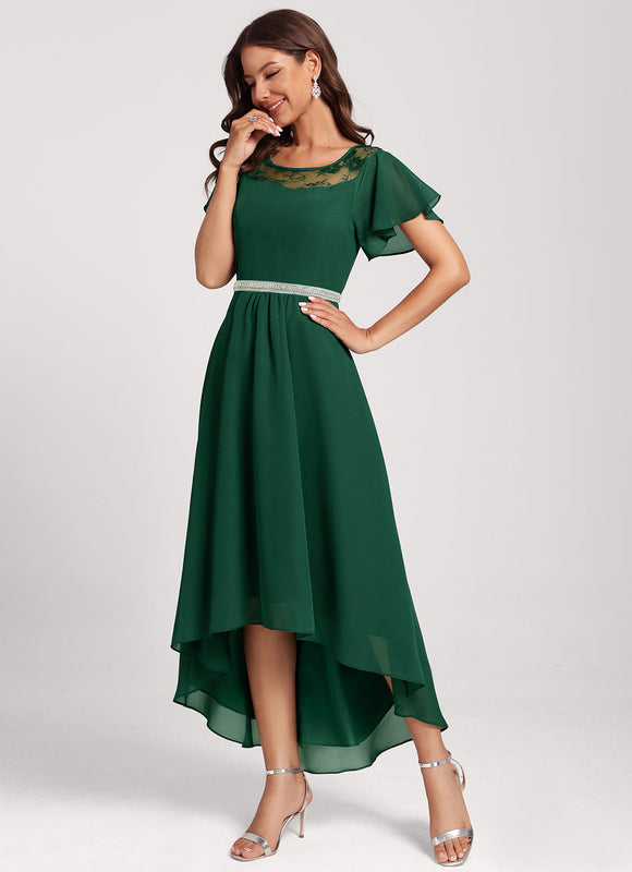 Robe Asymétrique Mousseline Chic - gallery 2