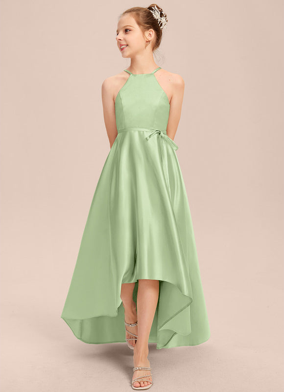 Robe Asymétrique Satin Fluide - gallery 6
