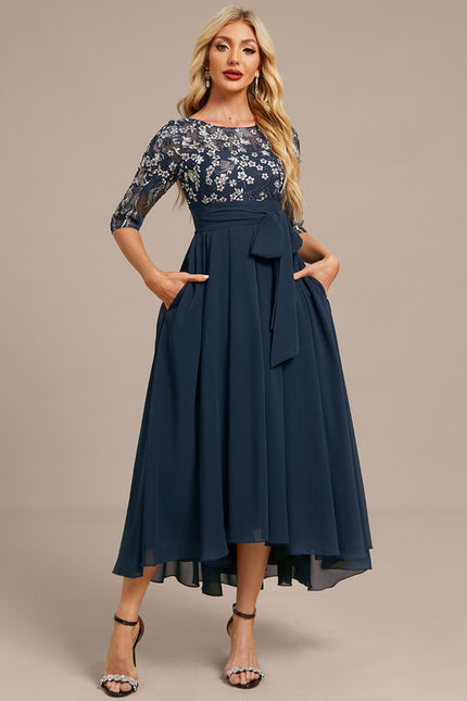 Robe Asymétrique Fluide Élégante - gallery 3