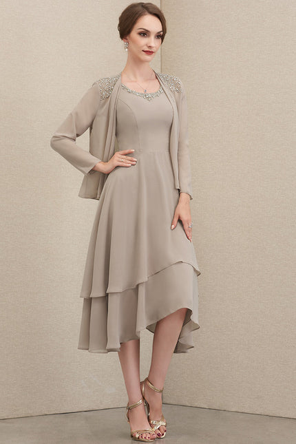 Robe Asymétrique Éclat Céleste