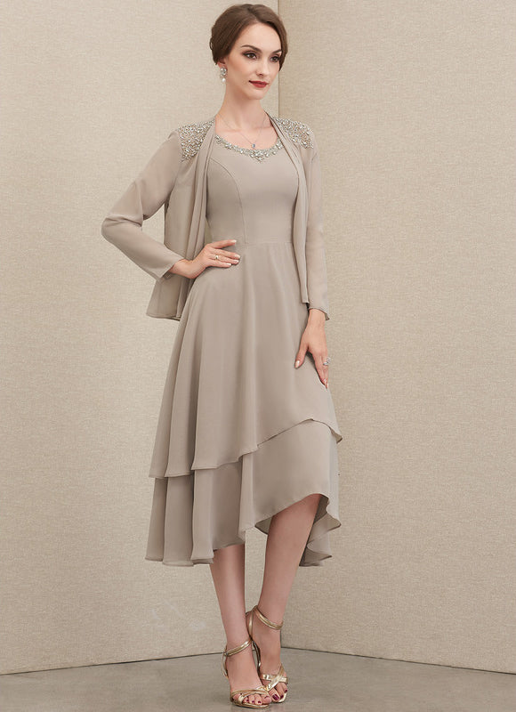 Robe Asymétrique Éclat Céleste