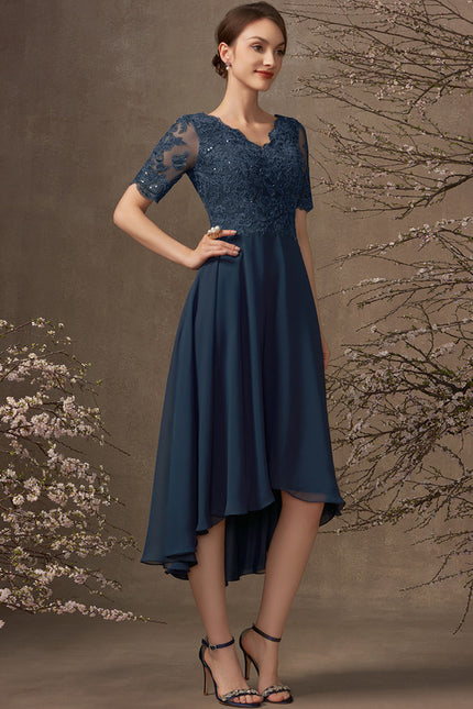 Robe Asymétrique Élégance Ondoyante - gallery 5