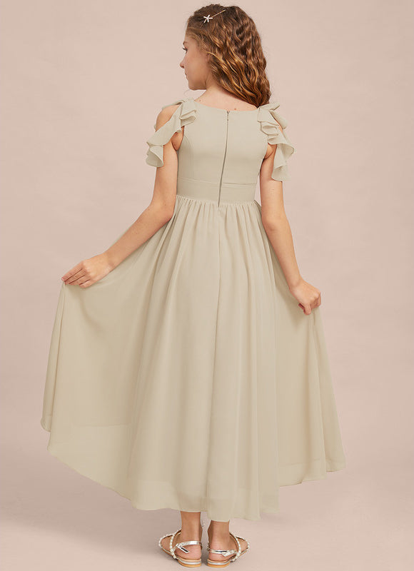 Robe Asymétrique Trapèze Fluide - gallery 6