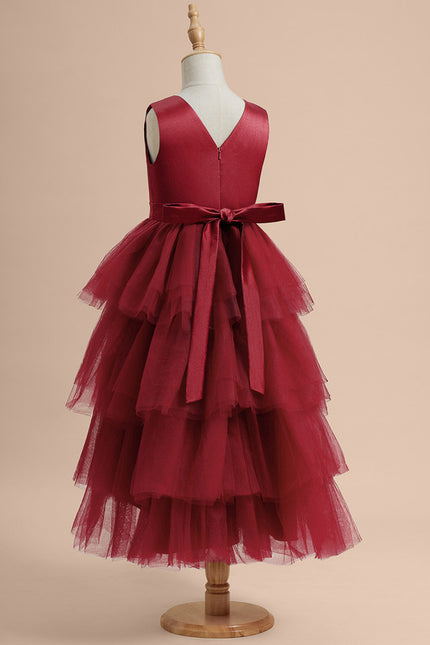 Robe Asymétrique Tulle Volante - gallery 4