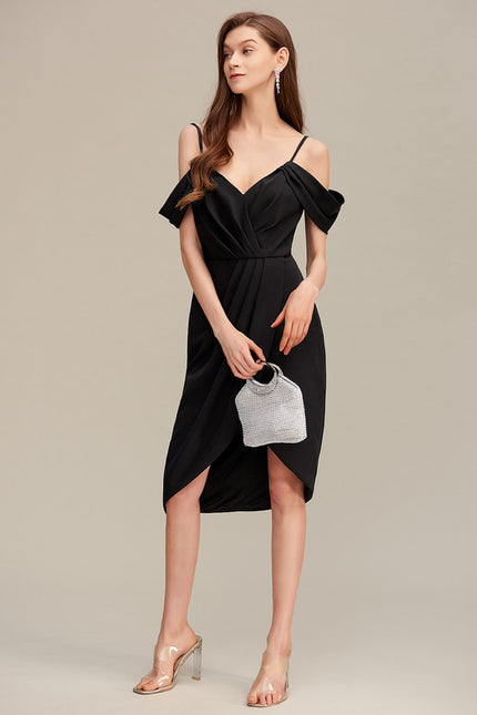 Robe Asymétrique Blanche Moderne - gallery 1
