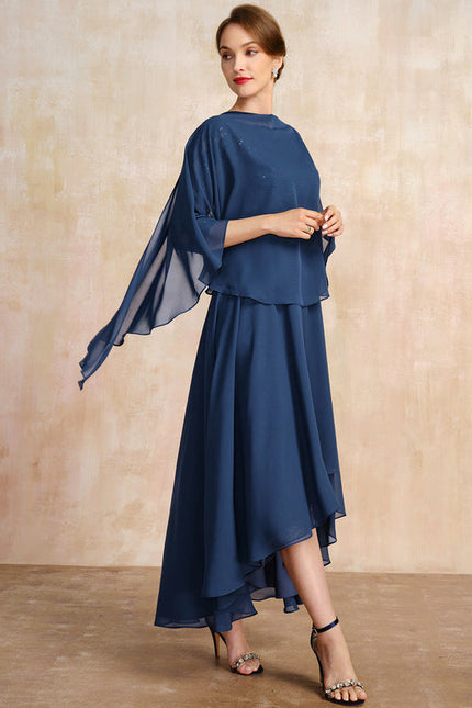 Robe Grande Taille Asymétrique - gallery 2