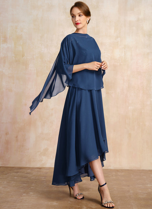 Robe Grande Taille Asymétrique - gallery 2