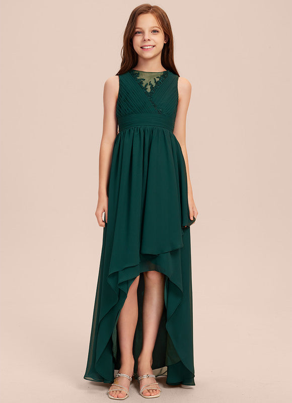 Robe Asymétrique Asymétrique Marine - gallery 4