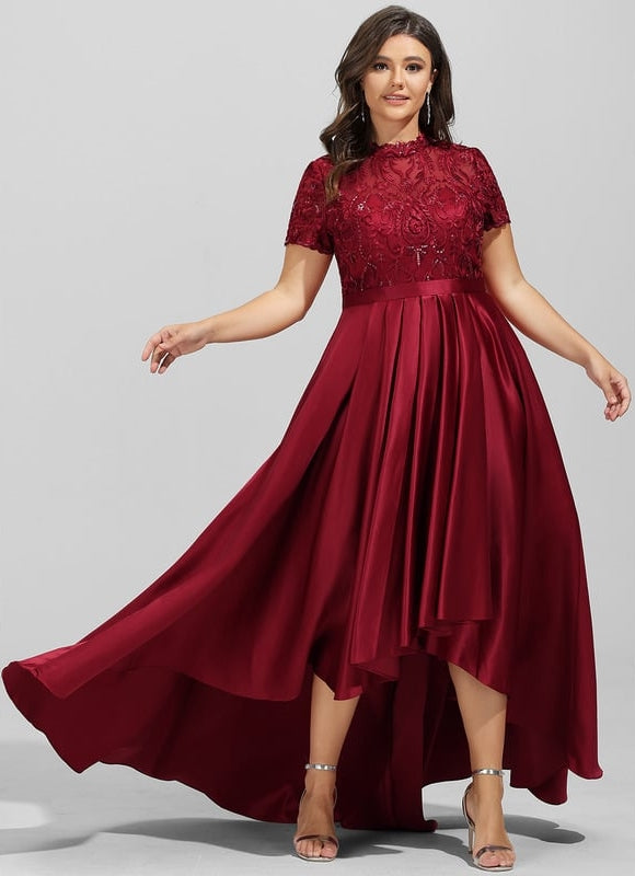 Robe Asymétrique Élégance Ébène - gallery 6