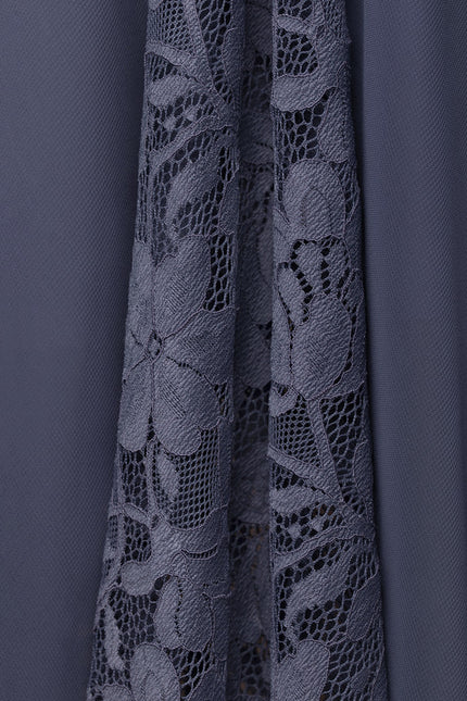 Robe Asymétrique Plumetis Volants - gallery 1