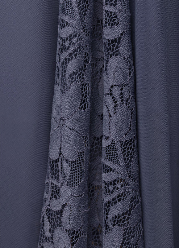 Robe Asymétrique Plumetis Volants - gallery 1