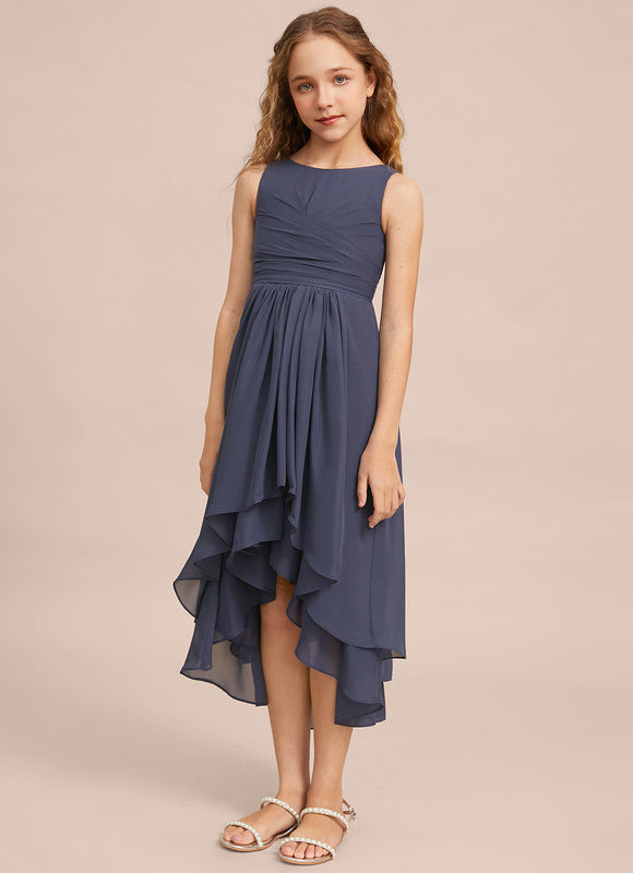 Robe Asymétrique Trapèze Fluide - gallery 4