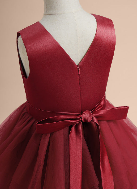 Robe Asymétrique Tulle Volante - gallery 2