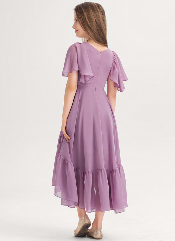 Robe Asymetrique Vert D'Eau - gallery 3