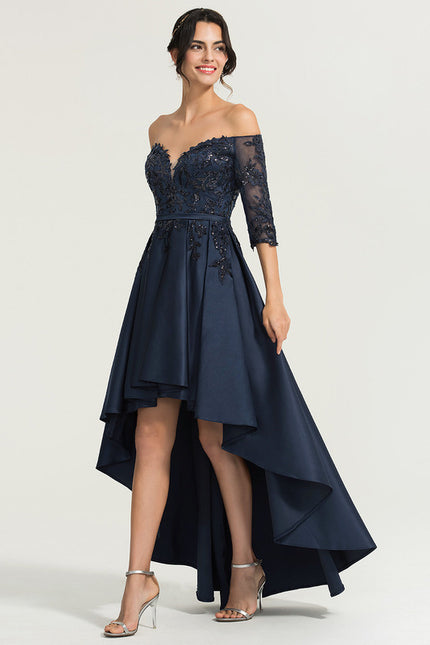Robe Asymétrique De Soirée Chic - gallery 7