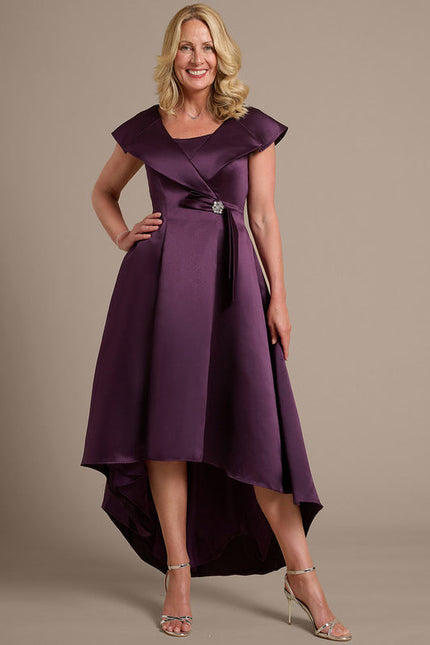 Robe Asymétrique Violette - gallery 2