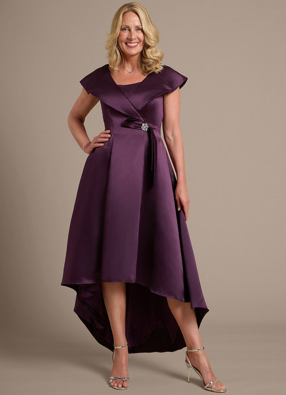 Robe Asymétrique Violette - gallery 2