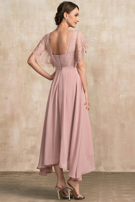 Robe Asymétrique Mousseline Fleurie - gallery 5