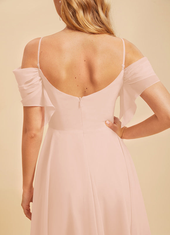 Robe Asymétrique Col Carré Aérienne - gallery 6