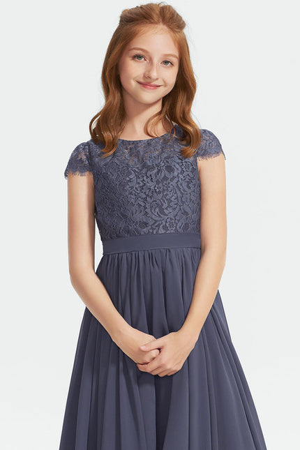 Robe Asymétrique Asymétrique Marine - gallery 1