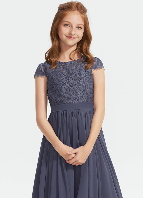 Robe Asymétrique Asymétrique Marine - gallery 1