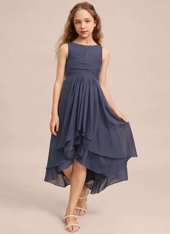 Robe Asymétrique Trapèze Fluide - gallery 3