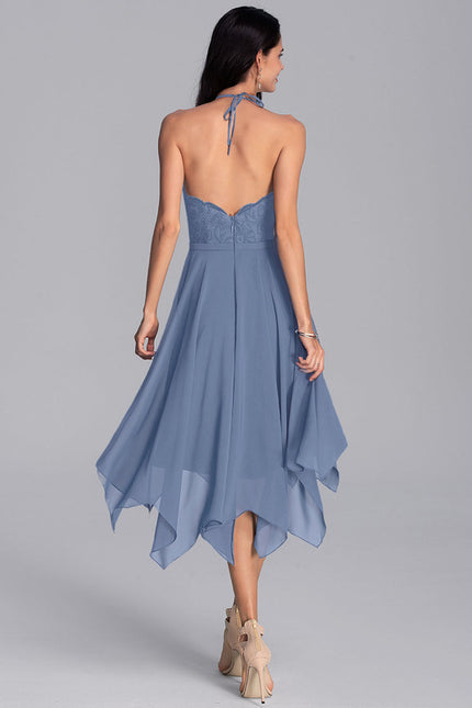 Robe Asymétrique Céleste Effusion - gallery 8