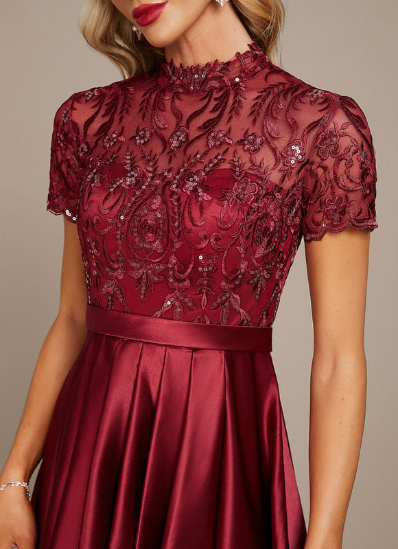 Robe Asymétrique Élégance Ébène - gallery 5