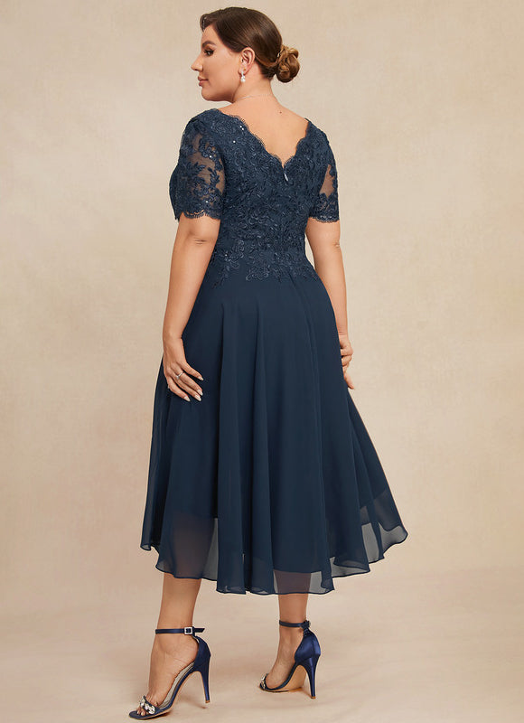 Robe Asymétrique Élégance Ondoyante - gallery 9