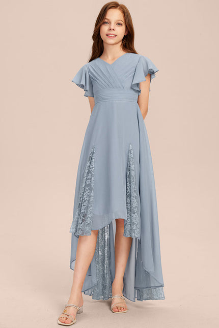 Robe Blanche Asymétrique Mariage - gallery 6