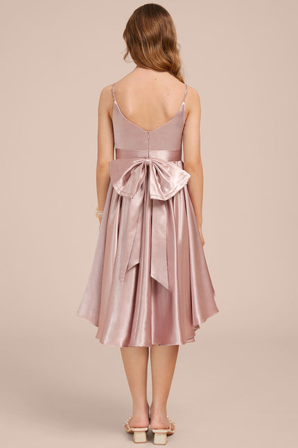 Robe Asymétrique Rose Poudré - gallery 6