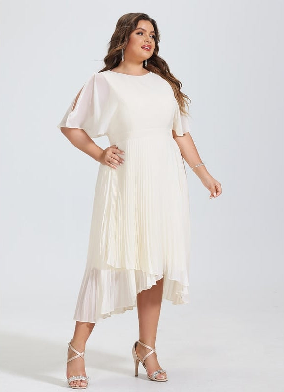 Robe Asymetrique Bleu Roi - gallery 5