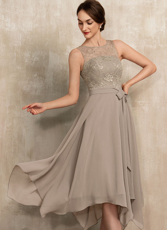 Robe Asymétrique Fluide Élégante - gallery 5